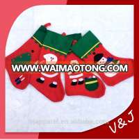 Hot sale cheap cute kids Santa Claus Christmas Socks