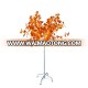 hot sale H1.3M 120L warm white LED christmas tree stand for home decor